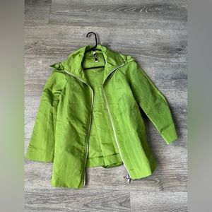 Prada Utilitarian Green Windbreaker Jacket